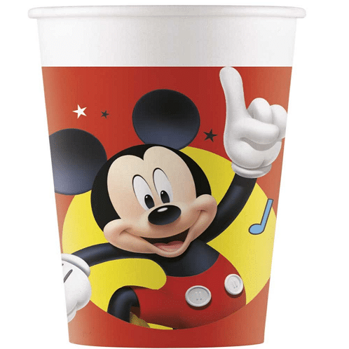 8 Copos Mickey Mouse