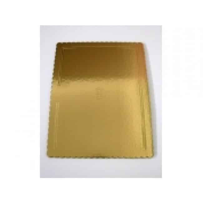 base rectangular dourado