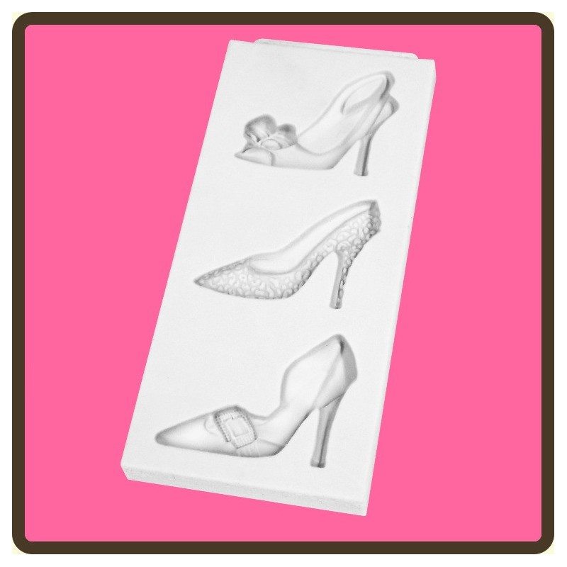 Molde silicone Sapatos