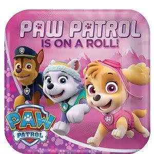 pratos patrulha pata rosa
