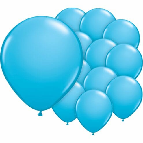 50 baloes azul 30 cm
