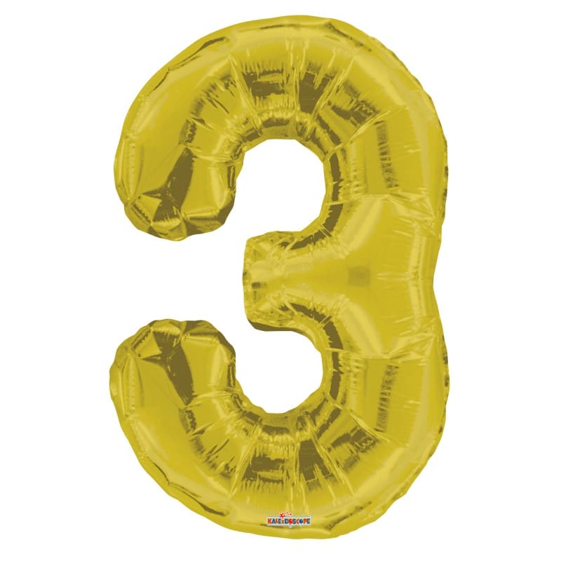 super balão 3 dourado