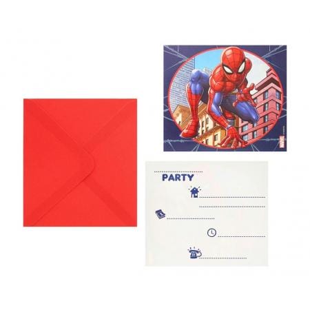 6 Convites Homem Aranha