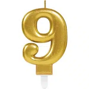 vela 9 dourado