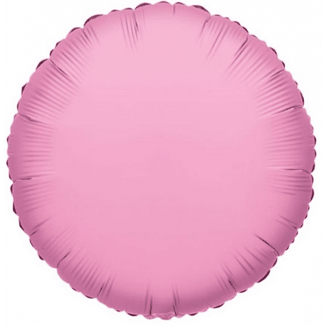 Balão Redondo Rosa Foil 43 cm