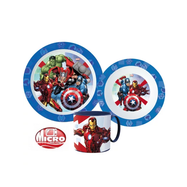 Conjunto de refeição avengers ( Vingadores)