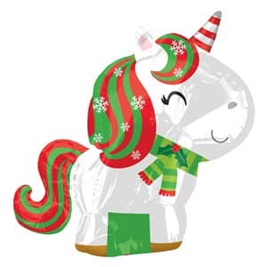 balao foil unicornio natal