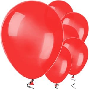 Balão Vermelho Látex 12 cm Avulso