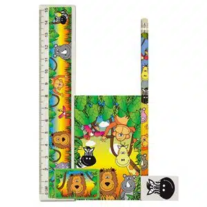 conjunto escolar animais da selva