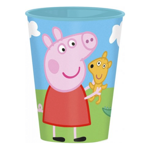 Copo de Plástico Copo Porquinha Peppa de Plástico 260 ml Peppa