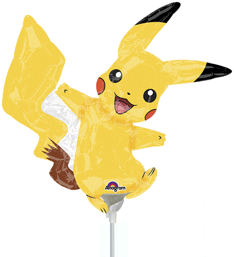 Balão mini foil pikachu pokemon