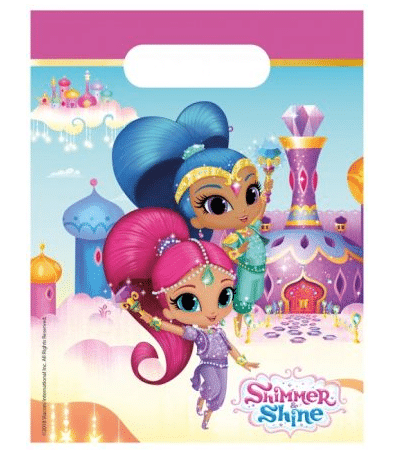 6 sacos de oferta shimmer e shine