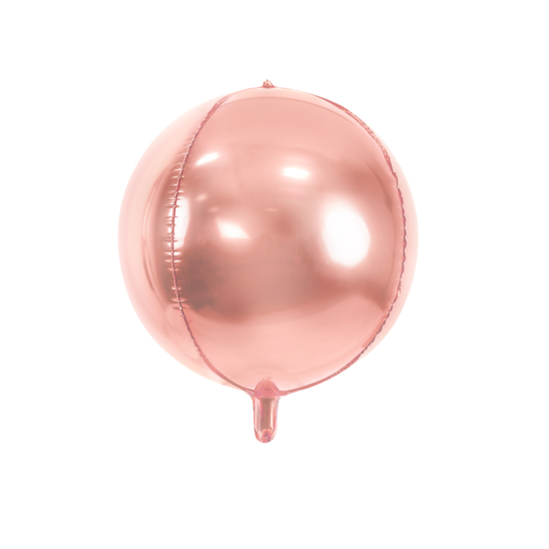 balão foil esfera rose gold
