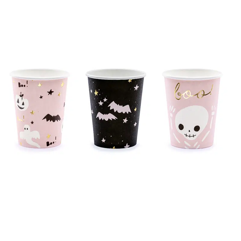 copos halloween pastel evini