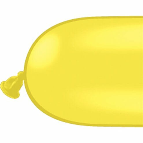 100 balões modelar amarelo