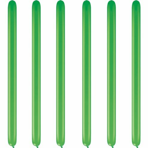 100 balões modelar verde