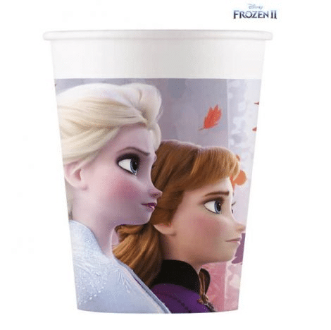 8 Copos Papel Frozen II