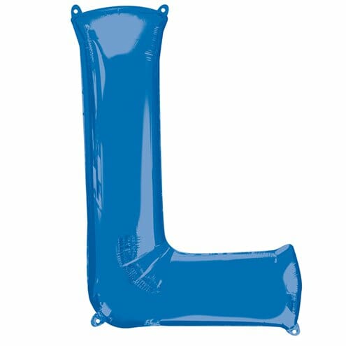 balao letra L azul