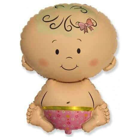 Balão Foil Baby Girl