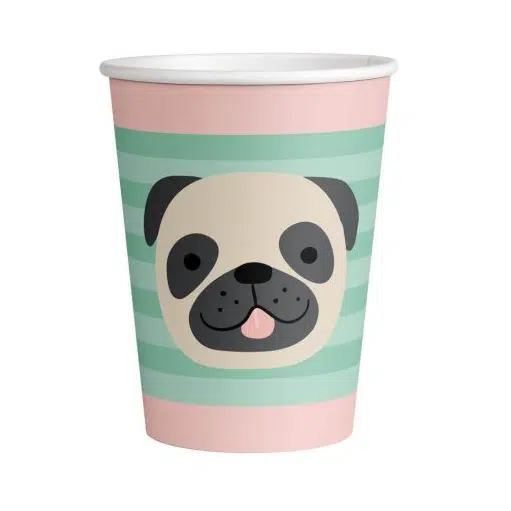 8 copos sweet pets