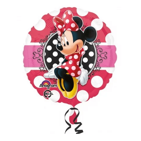 Balão Foil Minnie Vermelha Bolinhas