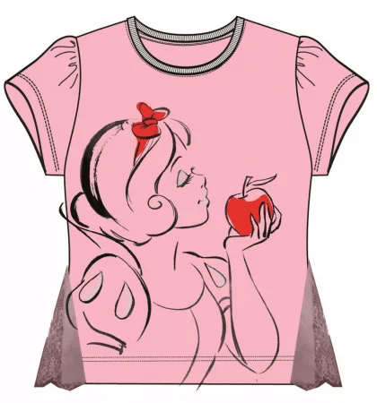 T-shirt Princesas Disney 7 anos