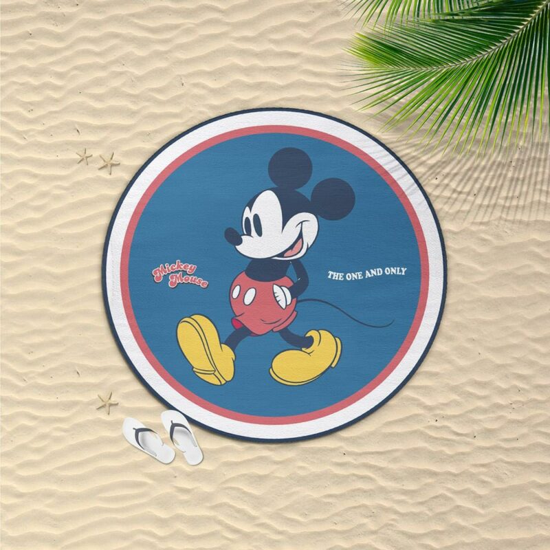 Toalha de Praia Redonda Mickey Mouse