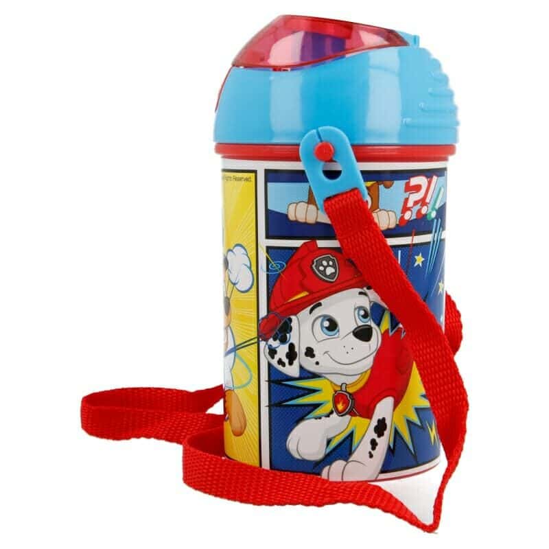 Garrafa Desportiva Pop Up Patrulha Pata 450 ml