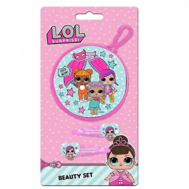 Conjunto Porta-moedas e Ganchos LOL Surprise