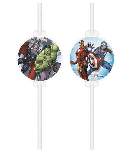4 Palhinhas Avengers (Vingadores)