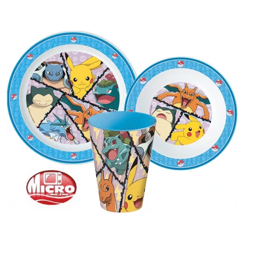 Conjunto refeição Pokemon