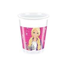 8 Copos Barbie Pets 200 ml