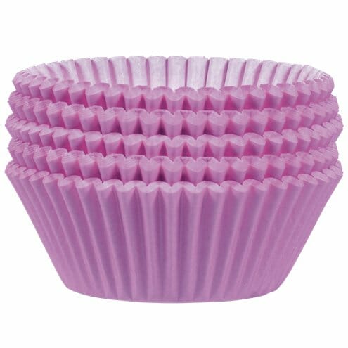 formas cupcake lilas pastel