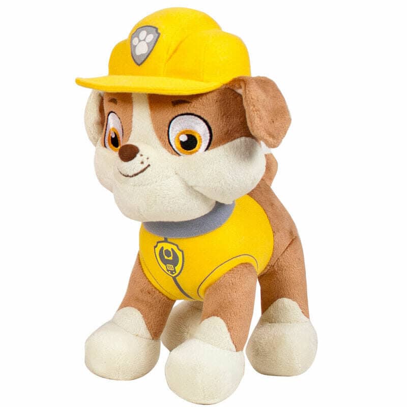 Peluche Rubble da Patrulha Pata com 19 cm