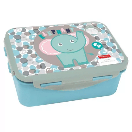 Lancheira fisher price elefante azul