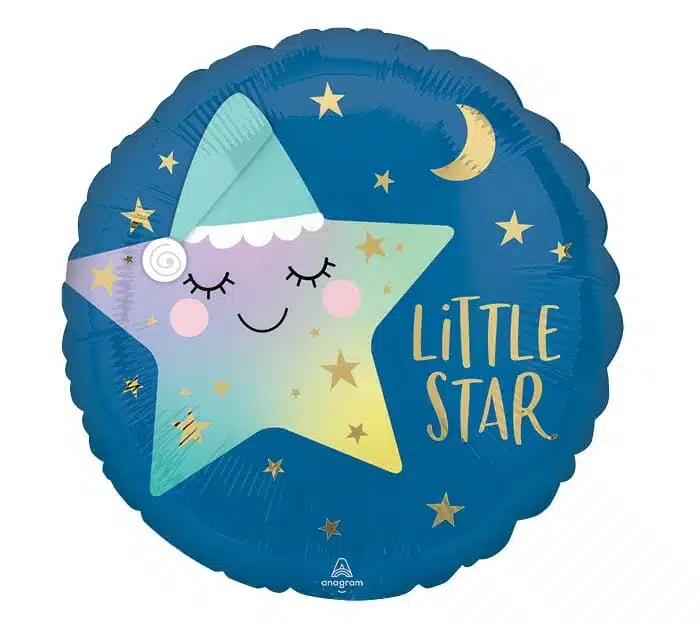 balão foil little star