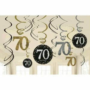Confetis Decorativos 70 anos