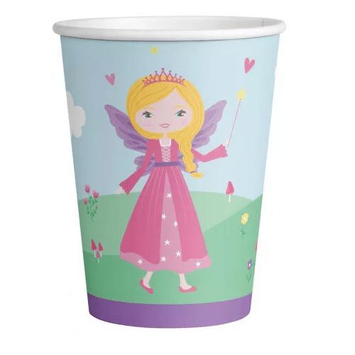 8 Copos Fada Princesa