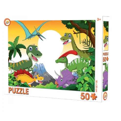 Puzzle Dinossauros 50 Peças