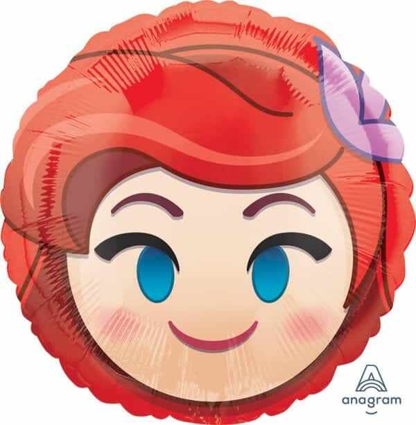 Balão Sereia Ariel Emoji