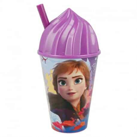 Copo Gelado com Palhinha Frozen II