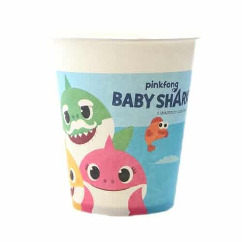 8 Copos Baby Shark