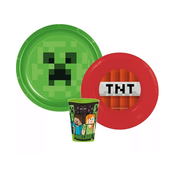 Conjunto de Refeição Minecraft TNT