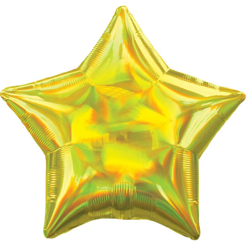Balão Foil Metalizado Estrela Holográfico