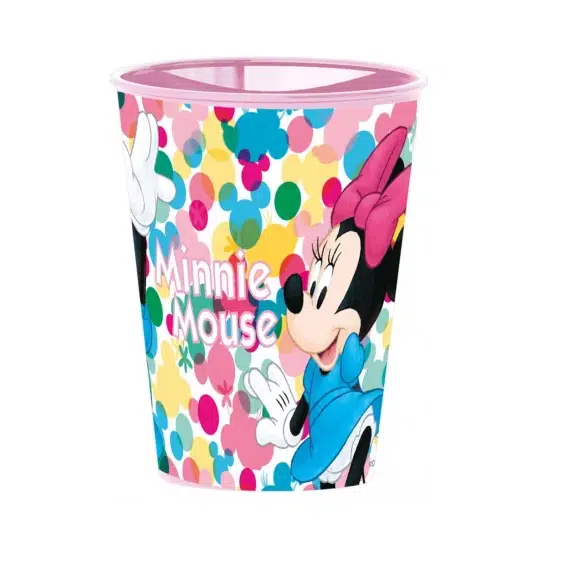 Copo de Plástico Minnie Mouse Rosa