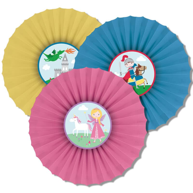 3 Rosetas Príncipe e Princesa