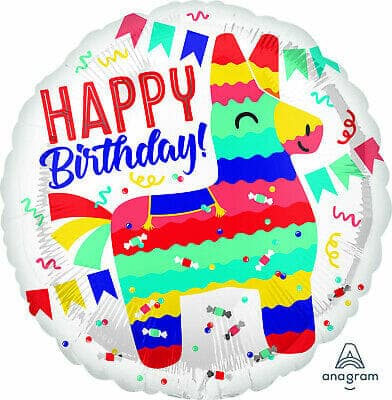 Balão Happy Birthday Pinata