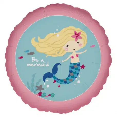Balão Foil Sereia Pastel