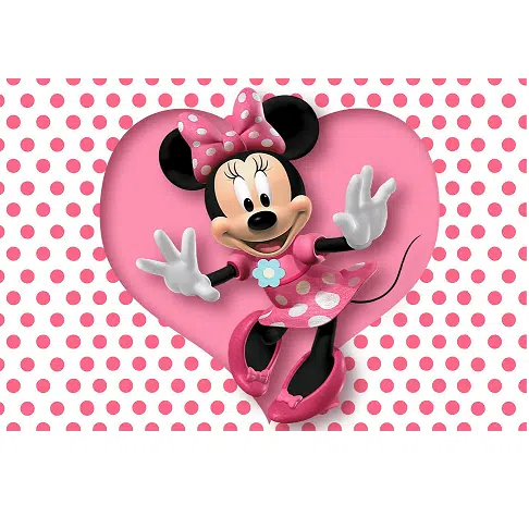 Impressão Obreia Minnie Mouse Rosa