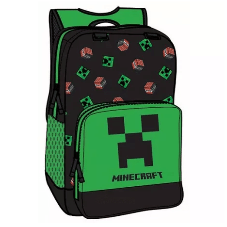 Mochila Minecraft Creeper 36 cm